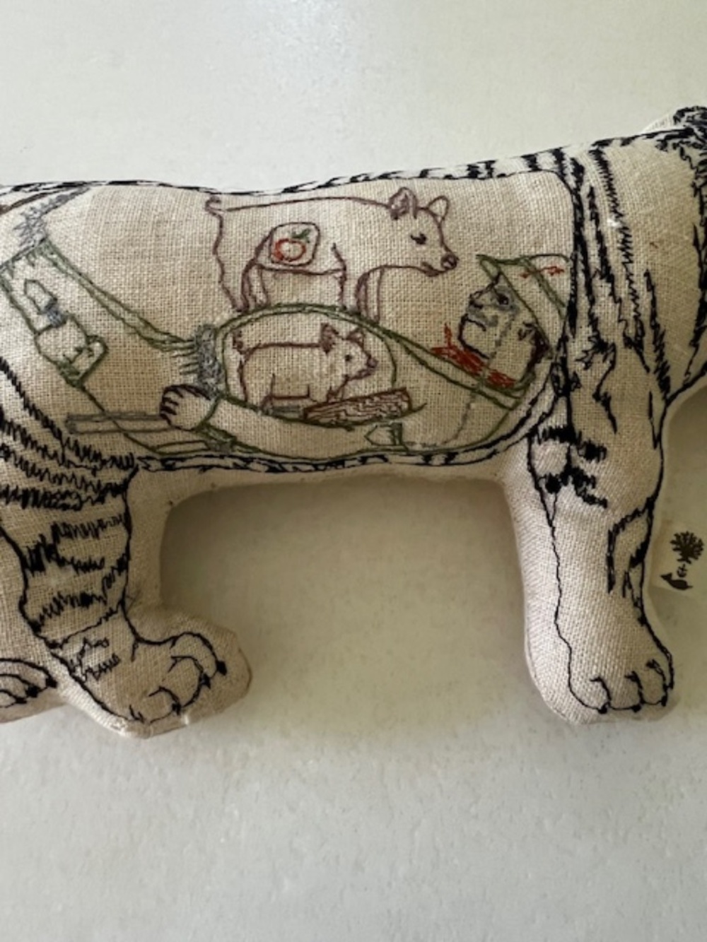 CORAL AND TUSK STUFFED TIGER - Picture 3 of 8